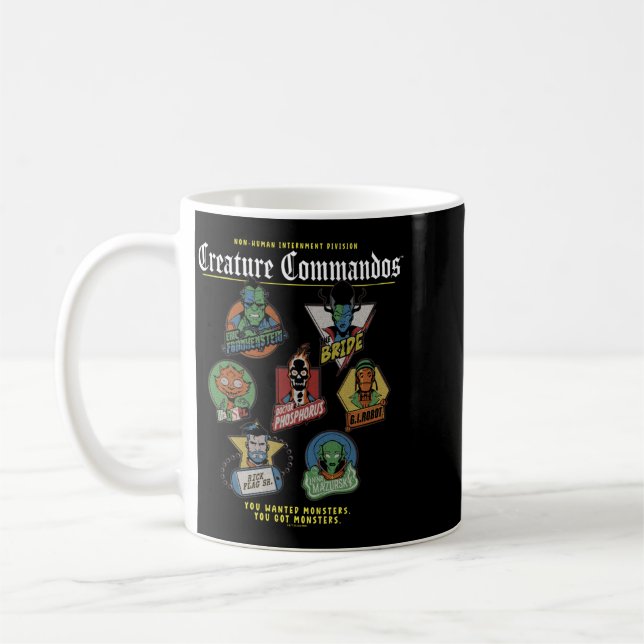 Monster Squad Abzeichen Leistung Kaffeetasse (Links)