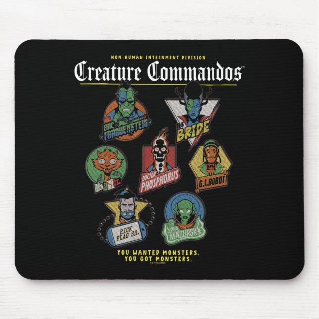 Monster Squad Abzeichen Leistung Mousepad (Vorne)