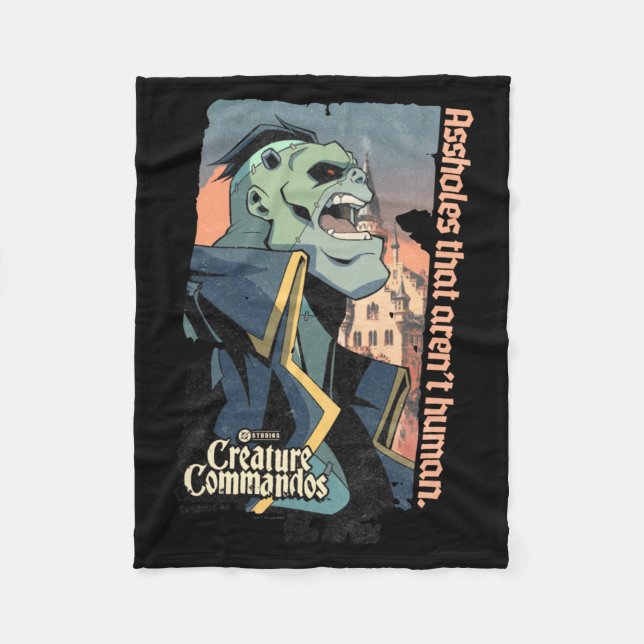 Monster Squad Clic Monster Leistung Fleecedecke (Vorderseite)
