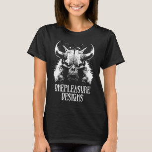 Monster Stier Gruseliger Zombie Horror T-Shirt