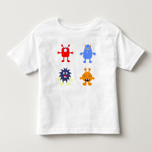 Monster - T-shirt Jersey fin Toddler (Devant)