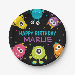 Monster Thema Geburtstagsparty Papier Platte Pappteller