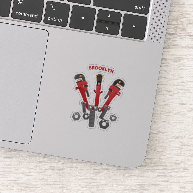 Monster-Tools für Spaß Cartoon Aufkleber (Ausschnitt)