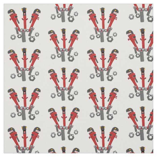 Monster-Tools für Spaß Cartoon Stoff (Muster)