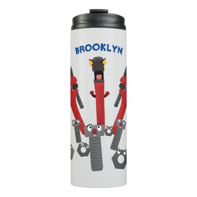 Monster-Tools für Spaß Cartoon Thermosbecher (Vorderseite)