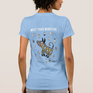 Monster Transformation Lancement T-shirt Femmes