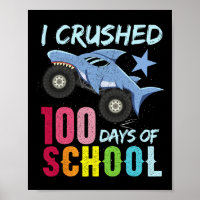 Monster Truck 100 Tage Schulkleidung