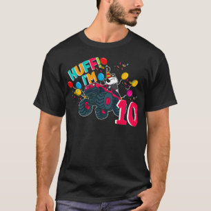 Monster Truck 10 Panda Fahrer Niedlich Bärentier T-Shirt