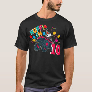 Monster Truck 10 Panda Fahrer Niedlich Bärentier T-Shirt
