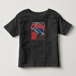 Monster Truck 3. Geburtstag Kleinkind T-shirt