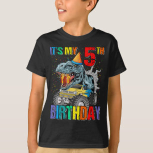 Monster Truck 5 Jahre T-Shirt 5. Geburtstag Junge 