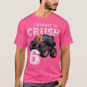 Monster Truck 6. Geburtstag Geschenkboys Ich bin b T-Shirt