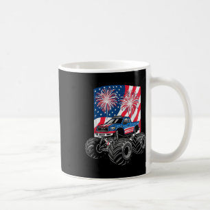 Monster Truck American Flag, 4. Juli, unabhängig Kaffeetasse