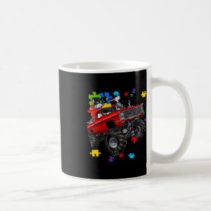 Monster Truck Autismus Bewusstsein Puzzle Piece Bo Kaffeetasse