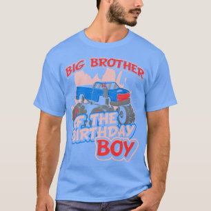 Monster Truck Big Brother of the Birthday Boy for T-Shirt