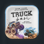 Monster Truck Birthday Party Pappteller<br><div class="desc">Monster Truck Birthday Party Paper Plates</div>