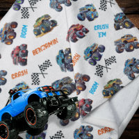 Monster Truck Boom Crunch Crash Crush Boy Name