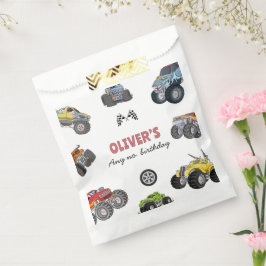 Monster truck, boy any age birthday geschenktütchen