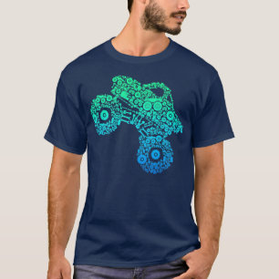 Monster Truck Boys Kinder Mädchen T-Shirt