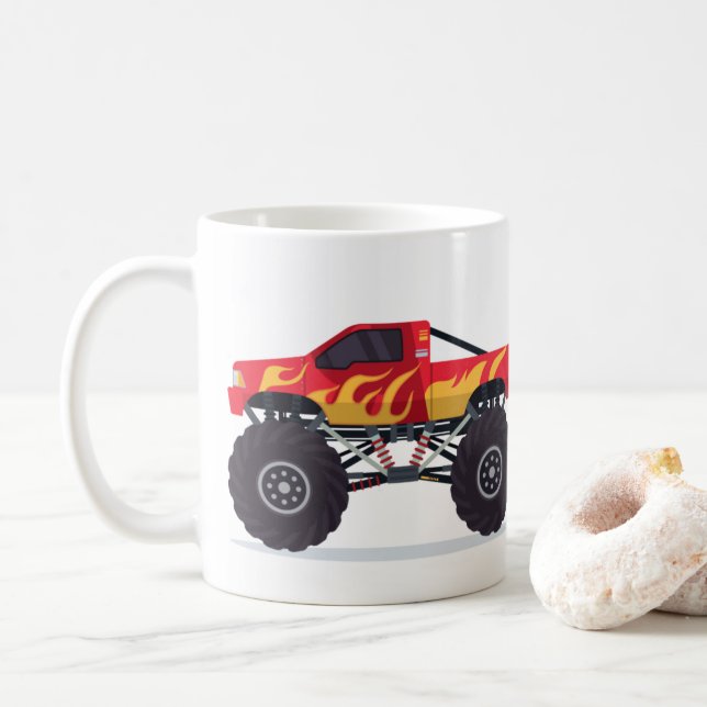 Monster Truck Coffee Tasse (Mit Donut)