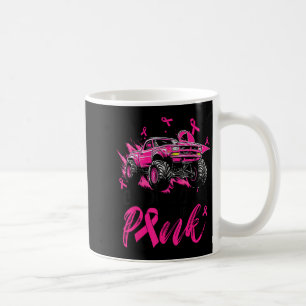 Monster Truck Coole Jungen tragen NK-Brustkrebs-Aw Kaffeetasse