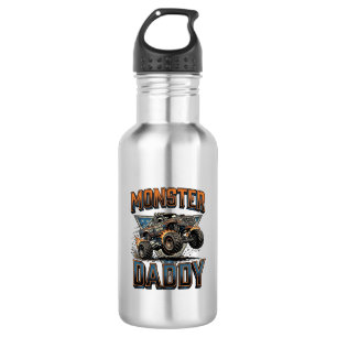 Monster Truck Daddy Vintage Gravur Shirt Design Edelstahlflasche