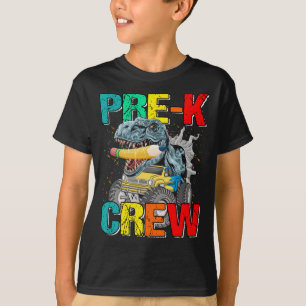 Monster Truck Dinosaurier Boys T - Shirt vor der K