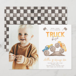 Monster Truck Einladung zum Geburtstag | Monster T