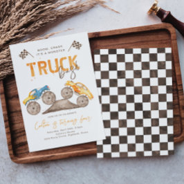 Monster Truck Einladung zum Geburtstag | Monster T