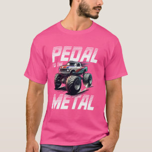 Monster Truck Gas Geben Abenteuer Gelände T-Shirt