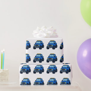 Monster-Truck-Geburtstagsfeier für Kinder Geschenkpapier