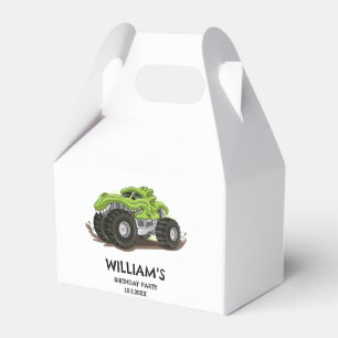 Monster-Truck-Geburtstagsfeier Minimale Jungen-Geb Geschenkschachtel