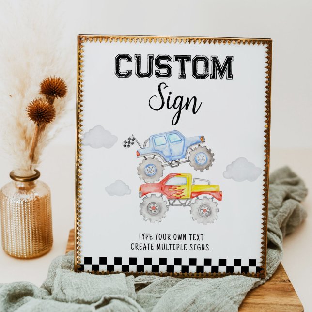 Monster Truck Geburtstagsparty Poster (Von Creator hochgeladen)