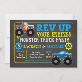 Monster Truck Gemeinsame Einladung zum Geburtstag
