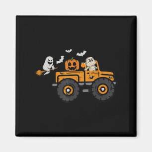 Monster Truck Ghost Pumpkin Halloween Kostümjunge Magnet