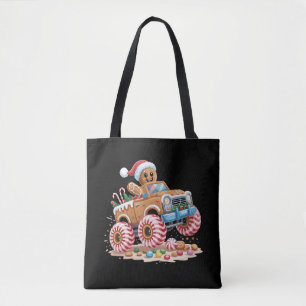 Monster-Truck-Gingerbread-Man-Weihnachtsbacken Tasche