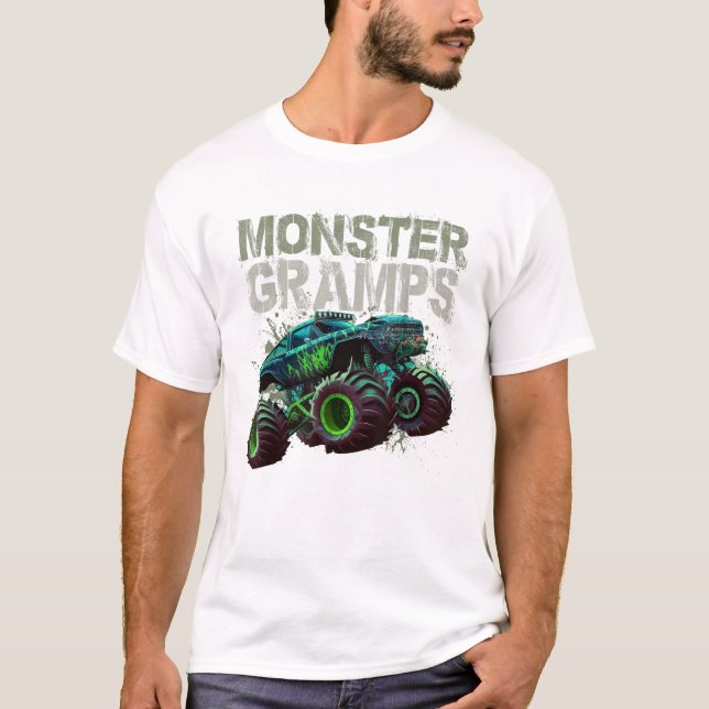Monster Truck Gramps Family T-Shirt (Vorderseite)