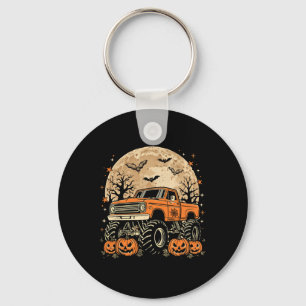 Monster-Truck-Halloween-Kürbis-Mond-Pumpki Schlüsselanhänger