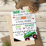 Monster Truck Invitation Einladung<br><div class="desc">A fun monster truck birthday invitation</div>