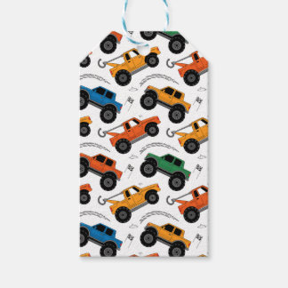 Monster Truck kids gift bag Geschenkanhänger