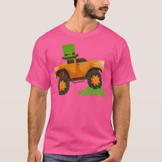 Monster Truck Kleeblatt Men Boys St Patrickx27s Da T-Shirt