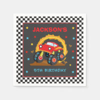 Monster Truck Kundgebung Geburtstagsparty Dekorati