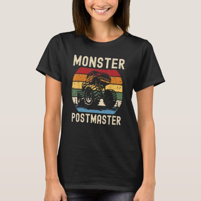 Monster Truck Love Postmaster T-Shirt (Vorderseite)