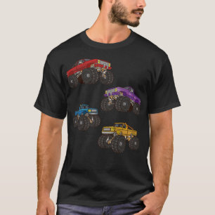 Monster Truck lustige Schweine Geschenke cool T-Shirt