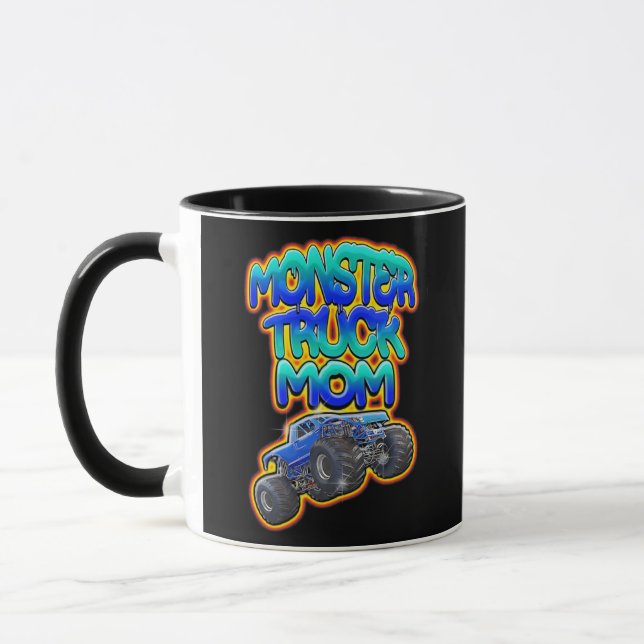 Monster Truck Mama Graffiti Style Tasse (Links)