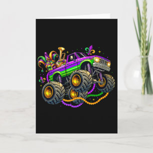 Monster Truck Mardi Gras Kostüm Teens Jungen Kinde Karte