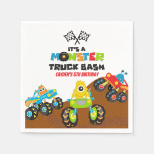 Monster Truck Monster Geburtstag Serviette