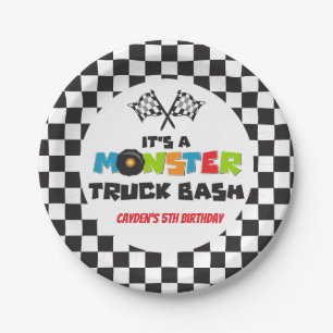 Monster Truck Monsters Geburtstag Pappteller