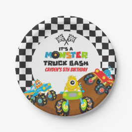 Monster Truck Monsters Geburtstag Pappteller