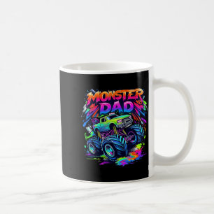 Monster Truck Papa Familienpassende Monster Trucks Kaffeetasse